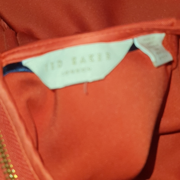 NWOT Ted Baker Detailed Ruffled w/ Pockets Dress - Picture 8 of 8